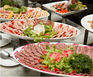 Buffet froid de viandes et charcuterie pour une réception, banquet, anniversaire, mariage à Bourges et Allognt - Cher (18)