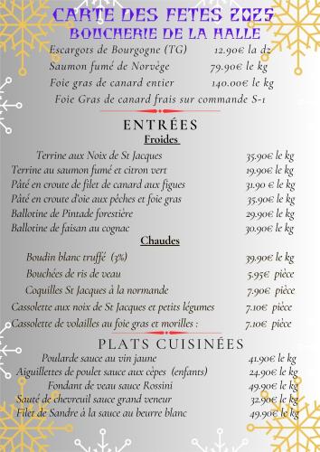 Carte des Fêtes de Fin d'Année